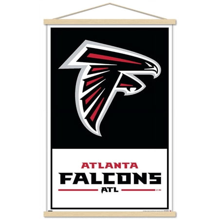 NFL Atlanta Falcons – Logo 21 Wall Poster with Magnetic Frame 22.375 x 34