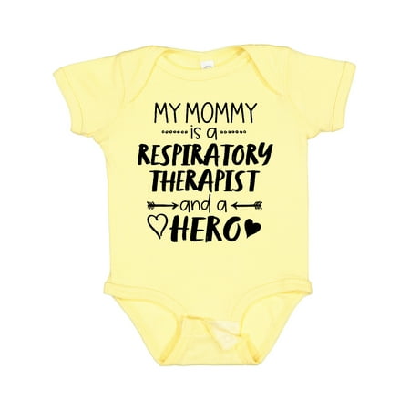 

Inktastic My Mommy is a Respiratory Therapist and a Hero Gift Baby Boy or Baby Girl Bodysuit