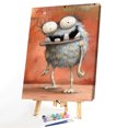 thumbnail image 2 of Pintura al óleo sin marco por números DIY Little Monster Picture Craft para sala de estar Tmvgtek 6da3wt7wm5ll7lf8, 2 of 9