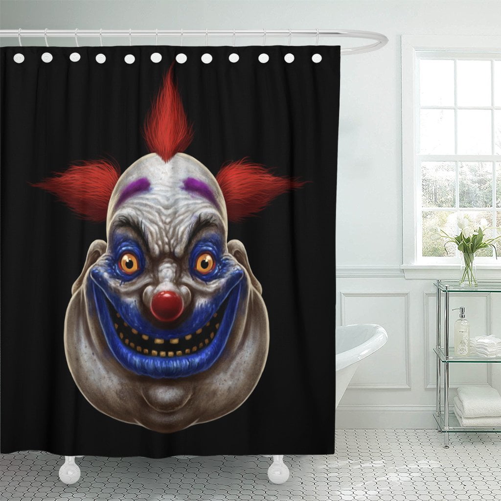 Details about   Halloween Night Haunted House Grave Pumpkin Waterproof Fabric Shower Curtain Set 