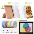 thumbnail image 4 of 3X Kit de Placa de Retroiluminación LED para Impresora 3D Bambú, CMYK, Litofanía, USB C, Modelo Fotográfico DIY., 4 of 5