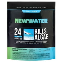 New Water 24-Hour Algaecide Pods for Algae Control in Swimming Pools, Dry Concentrated Formula, Two-Pack