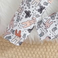 thumbnail image 4 of Fgnfyis Ensemble de Vêtements 2 Pcs pour Filles Tout-Petits Manches Longues Imprimé Dessin Animé Rabbit Hauts et Pantalons Vêtements pour Enfants 3-4 Ans Rose, 4 of 6