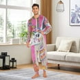 thumbnail image 4 of Sheep Face Adult Onesie Pajamas Slim Fit Christmas One Piece Suit Pjs for Women and Men Hooded Zipper, 4 of 7