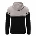 thumbnail image 4 of qucoqpe Classic Knit Cardigan Sweaters for Men Casual Long Sleeve Hoodie Jacket Trendy Full Zip Sweater Coats, 4 of 6