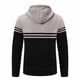 thumbnail image 4 of Ceisia Men's Casual Hooded Zipper Knit Cardigan Elastic Pocket Long Gift Sleeve Sweater Coat, 4 of 6