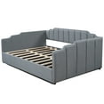 thumbnail image 5 of Euroco Upholstered Full Size Daybed, Lift up Storage Bed, Gray, 5 of 10