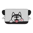 thumbnail image 1 of Car Exterior Protection Snow Blocked Car Snow Cover Ice Protector Visor Sun Shade Front Windshield Cover Block S hields For Cars, 1 of 5