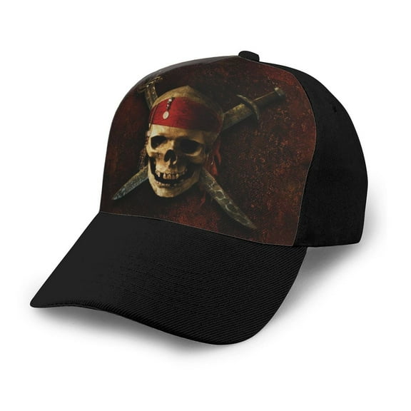 Pirates of the Caribbean Baseball Cap Golf Dad Hat Adjustable Low Profile Cotton Hat Trucker Hats for Men Women