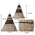 thumbnail image 4 of keepw Camping Picnic Storage Bag Cookware Hanging Rack Holder Bags Hanger Collapsible Kitchen Travel Organizer Stand Square, 4 of 6