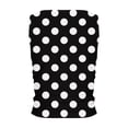thumbnail image 2 of Womens Tank Tops, Black and White Polka Dot Athletic Gym Running Workout Sleeveless Tank Top for Women, 2 of 4