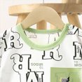 thumbnail image 4 of UAYOTSE Baby Boy Outfits 12-18 Months Clothes Short Sleeve T-Shirt Tee Tops Joggers Casual Elastic Shorts 2Pcs for 18-24 Months Children's Day Gift 2PCS Set,Sizes 18-24 Months, 4 of 5