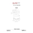 thumbnail image 5 of Elanti Ceramic 20'' Wall Mount Bathroom Sink with Overflow, 5 of 5
