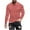 #07 Red, variant on ZUKMRJPC Men's Striped Long Sleeved T-Shirts Casual Vintage Crewneck Loose Fit Pullover Tees Daily Soft Comfy Cotton Tops