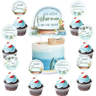 Fishing Cupcake Toppers