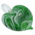 thumbnail image 2 of GlassOfVenice Murano Glass Venetian Marble Heart Pendant - Green, 2 of 4