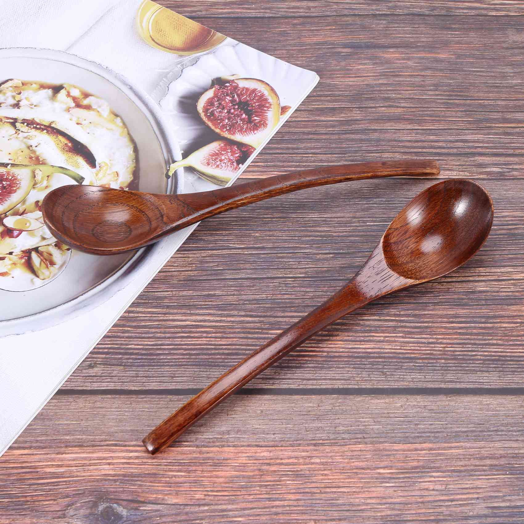 Natural Wood Tortoise Shell Soup Ladle/ Ramen Spoon – Object of Living