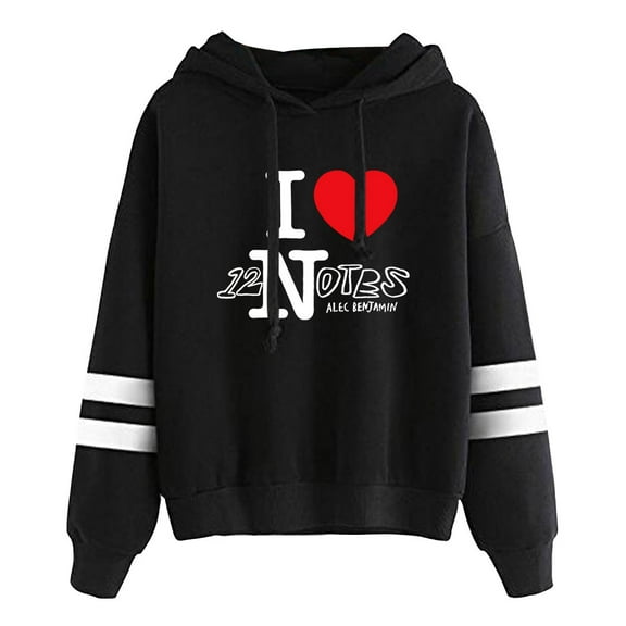 Alec Benjamin Pocket free unisex pop singer casual long sleeved hooded sweatshirt