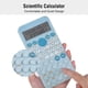 thumbnail image 2 of Calculadora científica, azul, delgada y portátil, dos líneas Calculadora científica, rosa, delgada y portátil, pantalla de dos líneas, cálculo multifuncional, adecuada para estudiantes u oficinas, 2 of 5