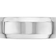 thumbnail image 4 of 14K White Gold 14Kw 8mm Bevel Edge Comfort Fit Band Size 6.5 Made In United States wbec080-6.5, 4 of 5