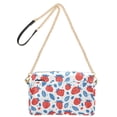 thumbnail image 2 of FORMRS Women Crossbody Purse with Chain Strap Vegan Leather Shoulder Handbag, Playful Strawberries, 2 of 7