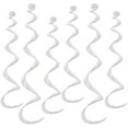 thumbnail image 2 of White School Colors Twirly Whirlies Hangers Party Decoration 6 Pack, 2 of 2