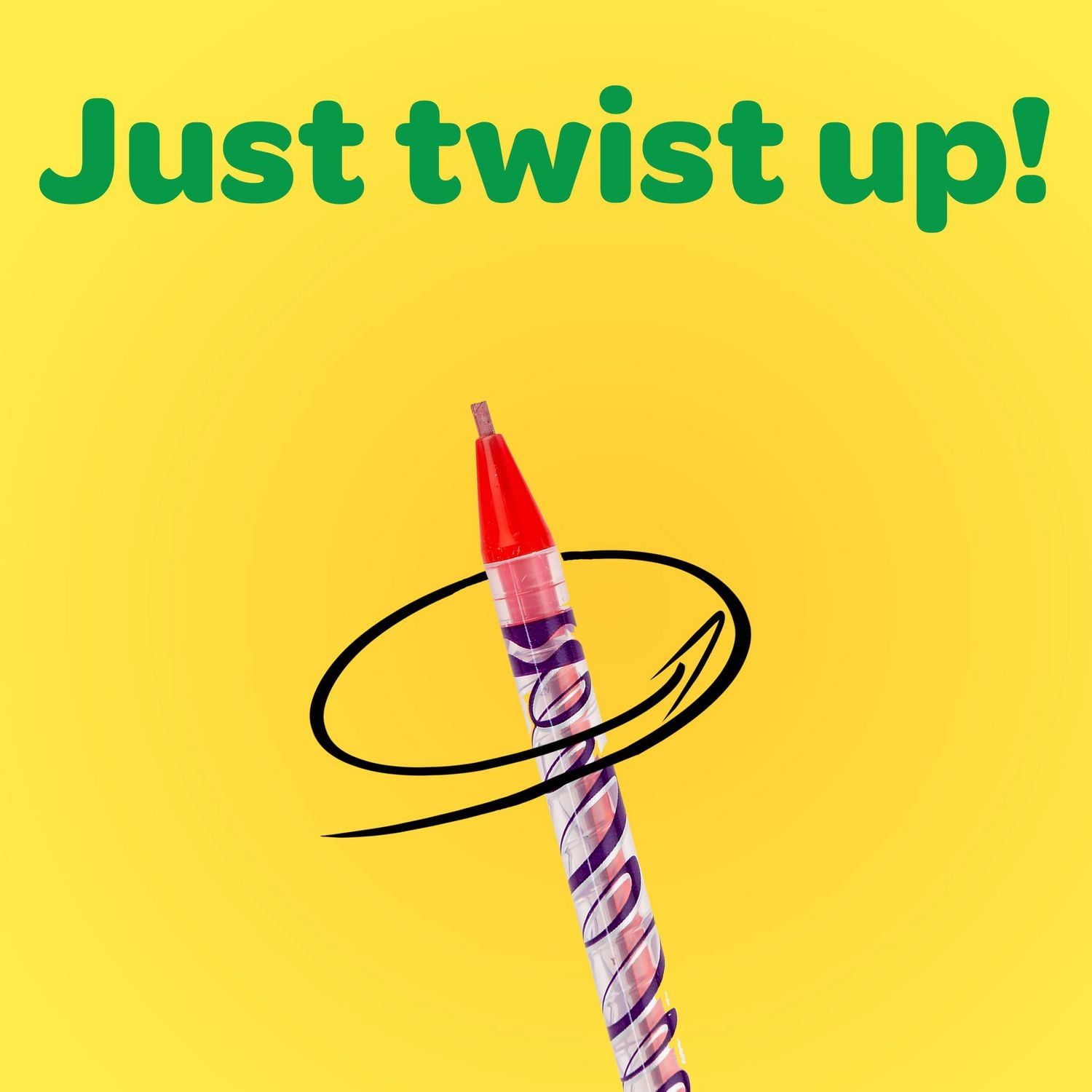 Crayola Twistables Coloured Pencils, 24 Count, 24 Twistable Coloured Pencils