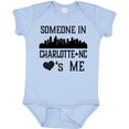 thumbnail image 3 of Inktastic Charlotte North Carolina Someone Loves Me Boys or Girls Baby Bodysuit, 3 of 5