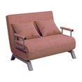 thumbnail image 4 of sofá cama plegable,Sofá cama plegable,silla,sofá,sala de estar para adultos,Sofá cama interior para el hogar,almohada,sofá Loveseat,Sofá cama para invitados Lazy Recliner con Café Lino, 4 of 8