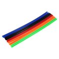 thumbnail image 4 of 24cm Roue Rayons Enveloppes Garniture Couvercle Tuyau Motocross (Vert), 4 of 8