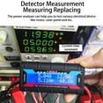 thumbnail image 2 of ABS Watt Mètre Portable Réutilisable Professionnel 150A Affichage Numérique 150A Panneau Solaire Électrique Analyseur de Puissance Ampèremètre Rétro-Éclairage, 2 of 6