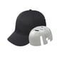thumbnail image 5 of Gorra de béisbol con protección para la cabeza, ideal para trabajos de construcción en fábricas y talleres. Negro, 5 of 8