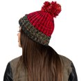thumbnail image 3 of Womens Echo Pompom Knit Beanie [One Size Fits Most], 3 of 8