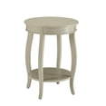 thumbnail image 2 of Gzxs Vintage Side Table in Antique White, 18-Inch Round End Table with Storage Shelf for Living Room, Bedroom, Small Spaces, Accent Small Coffee Table, Easy Assembly, 2 of 6