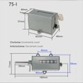 thumbnail image 4 of 75-I Contador Manual Mecánico de 5 Dígitos para Punzonadoras Contador de Revoluciones Industrial Tipo Rotación CA 220 V, 4 of 5