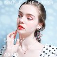 thumbnail image 3 of Butterfly Earrings Butterfly Wings Personality Large Stud Earrings Retro Exquisite Color Crystal Rhinestone Bohemia Pendant Girl Butterfly Personality Exaggerated Stud Earrings, 3 of 8
