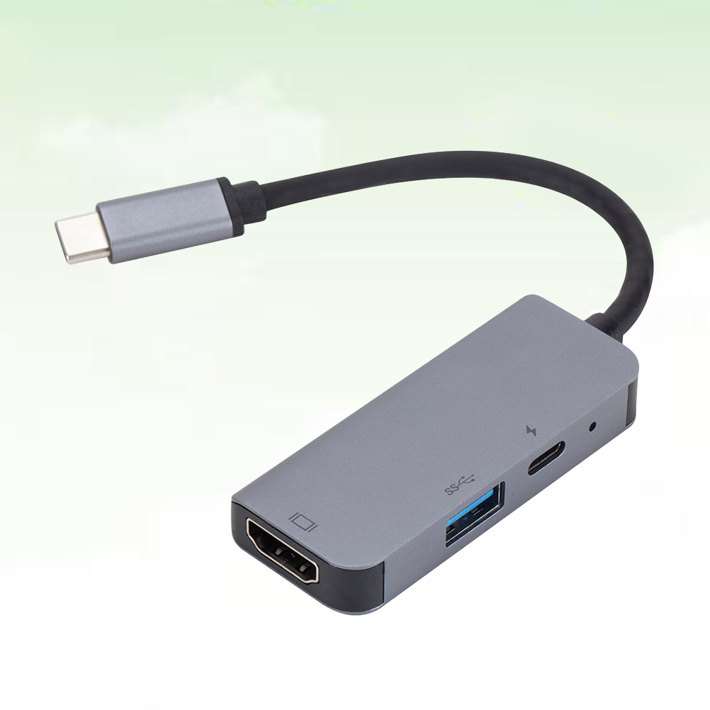 MERRYHAPY port expansion hub usb USB 3.1 USB Light Grey for Travelers 1Pack