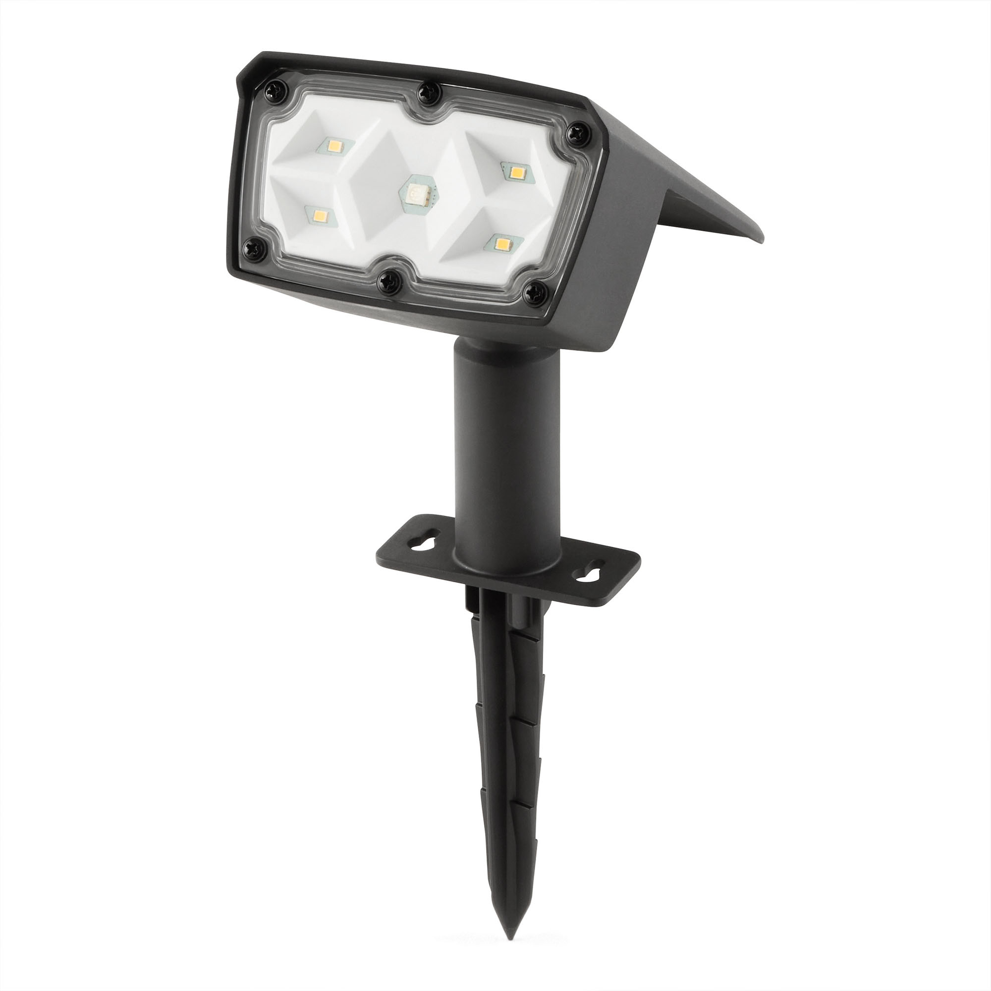 Mainstays Solar LED Landscape Spotlight, 100 Lumens