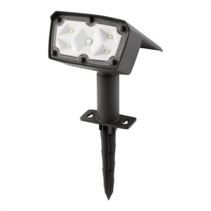 Mainstays Solar LED Landscape Spotlight, 100 Lumens