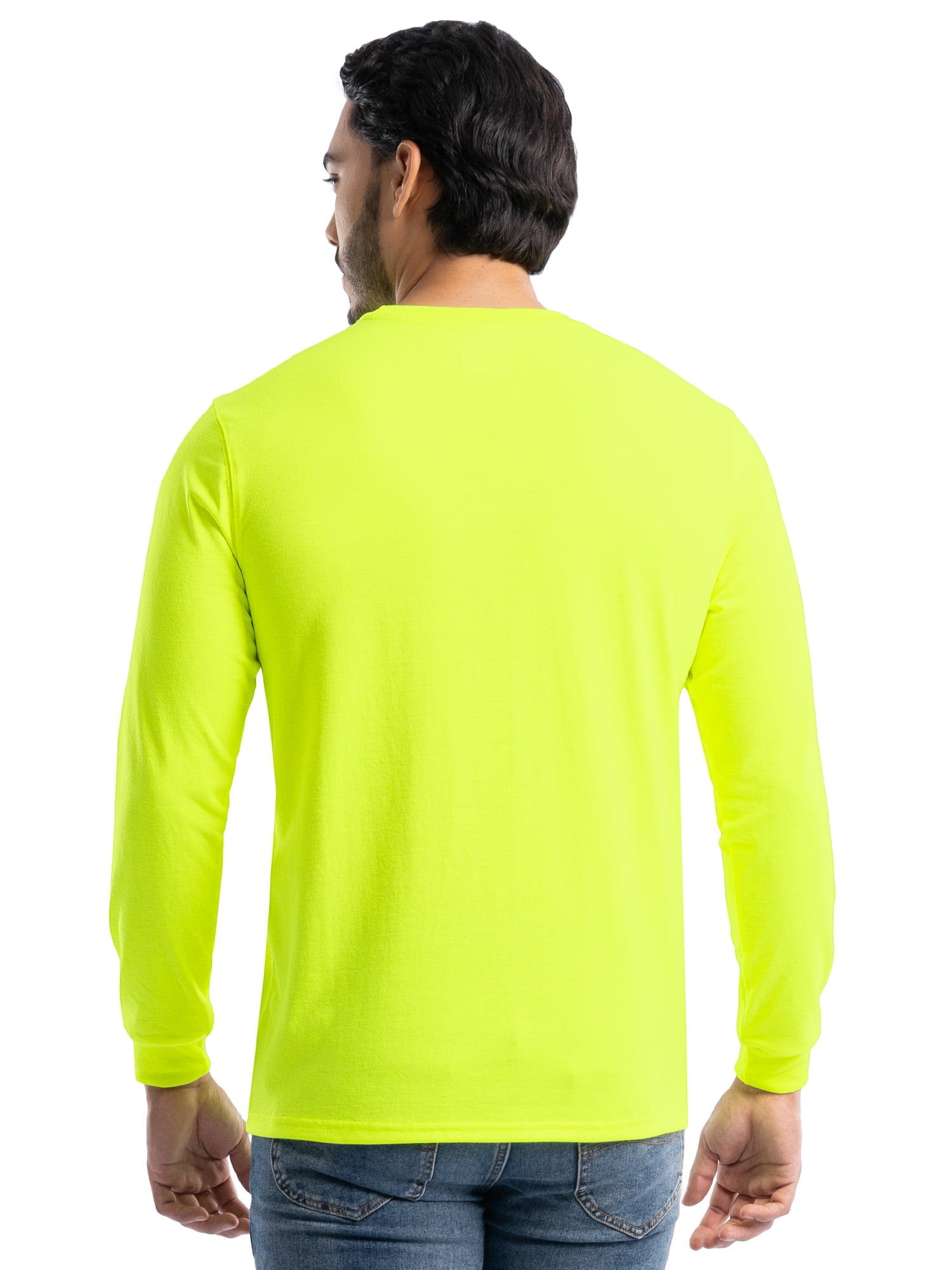 Wrangler Workwear Men's Long Sleeve Heavyweight Pocket T-Shirt, Size S-3XL (Men's and Big Men's)