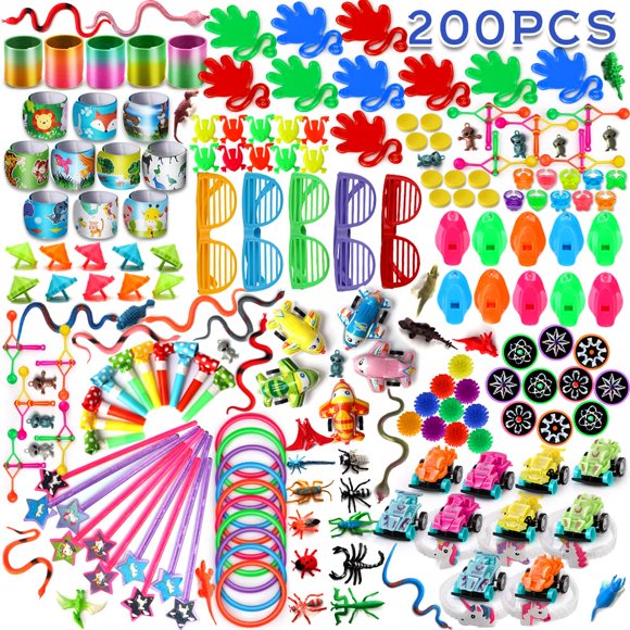 Regalos de fiesta de cumpleaños para niños de Toy Amy & Benton, 200 unidades, para niños de 8 a 12 años