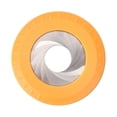 thumbnail image 1 of koolsoo Stainless Steel Adjustable Circle Drawing Tool 360 Degrees Round Circle Template Ruler for Drafting Measuring Designer Woodworking Orange, 1 of 9