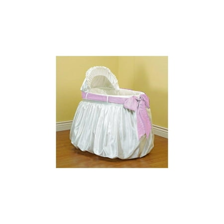 baby doll bedding shantung bubble and crushed belt bassinet bedding,