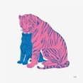 thumbnail image 2 of Hershey, Moira 26x26 Gold Ornate Wood Framed with Double Matting Museum Art Print Titled - Hey Tiger II, 2 of 4