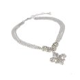 thumbnail image 2 of Women's Western Style Charm Fashion Boot Chain Accessory - Fleur De Lis, Silver-Tone, 2 of 2