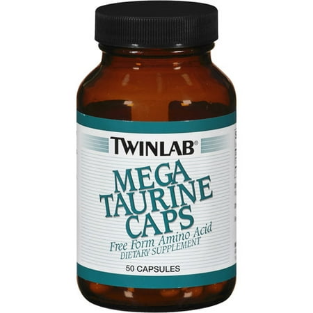 - Twinlab Mega Taurine Capsules, 50ct