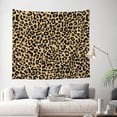 thumbnail image 2 of Daiia Leopard Print Pattern Tapestry 60x51 Inches Wall Hanging Tapestry Artistic Wall Hanging Bedroom Wall Decor Living Room Tapestry Dorm Room Decor, 2 of 9