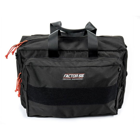 Factor 55 Gear Bag 00479 Recovery Bag; Duffle Style; Rectangular; Large; Water-Resistant; Black; 1200d Ballistic Cordura Bag