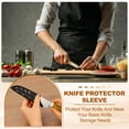 thumbnail image 4 of Uxcell ABS Safety Knife Cover Sleeves for 4" Ceramic knife, Universal Blade Protector Sheath for Kitchen Bar, Black 2 Pcs, 4 of 7