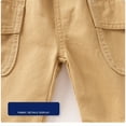 thumbnail image 5 of TOOYOU Boys Pants Toddler Kids Sport Solid Spring Summer Shorts Casual Shorts Fashion Shorts Size 12-18 Months , Khaki, 5 of 7